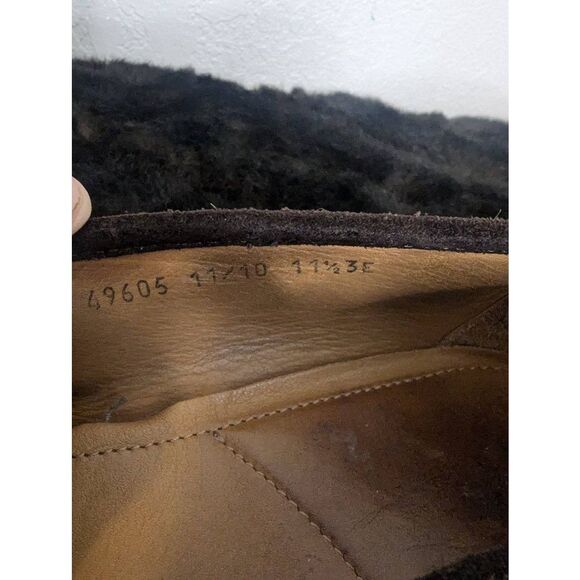 Allen Edmonds Lucca Italy Men 11.5 eee  Brown Suede  Horsebit Loafer Mint Condit main image 5